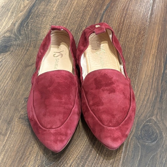 Yosi Samra Skylar in garnet Ballet flats suede comfort size 9 - Picture 6 of 7